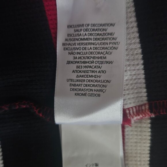 POLO Ralph Lauren Red/Multi Striped Waffle Knit Sweater Unisex Youth L (14-16) - Picture 16 of 16